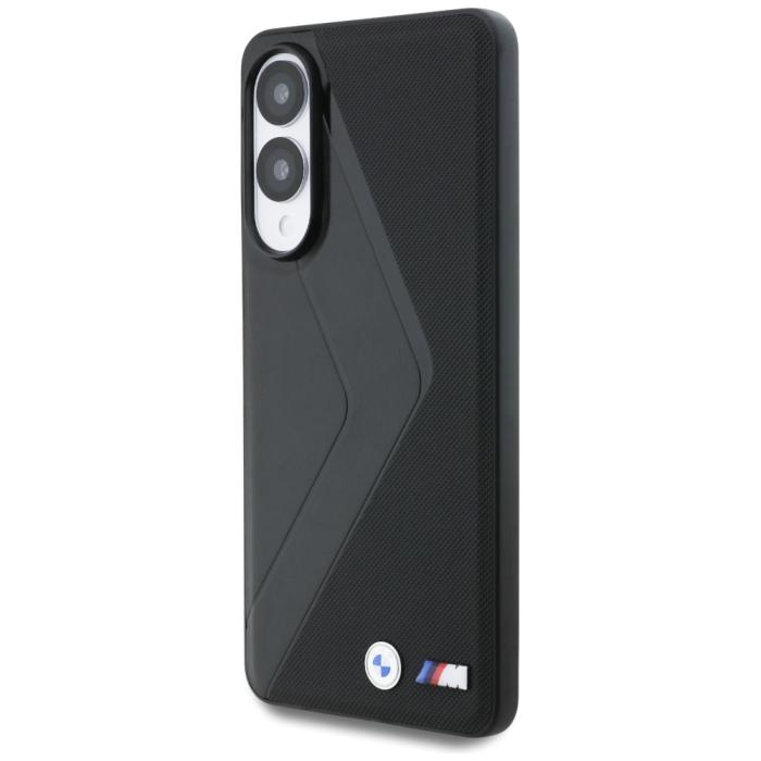BMW - BMW Mobilskal till Galaxy S25 Edge MagSafe Läder Oversized Stripes