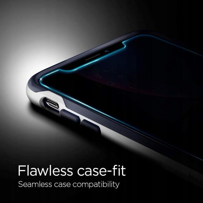 Spigen - SPIGEN Härdat Glas Skärmskydd Alm.Tr iPhone 11 Privacy