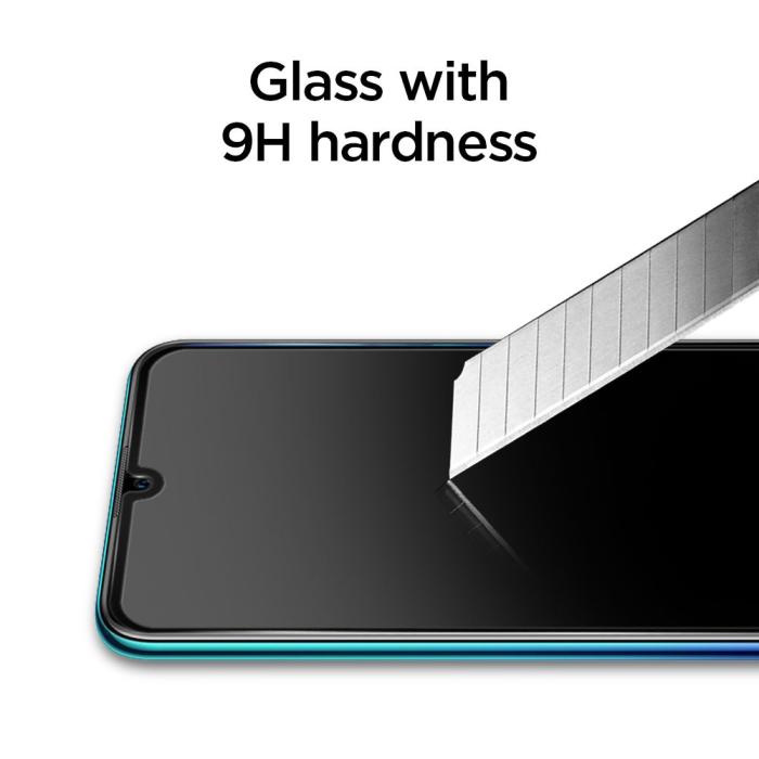 UTGATT5 - Spigen Härdat Glas Fc Huawei P Smart 2019 Svart