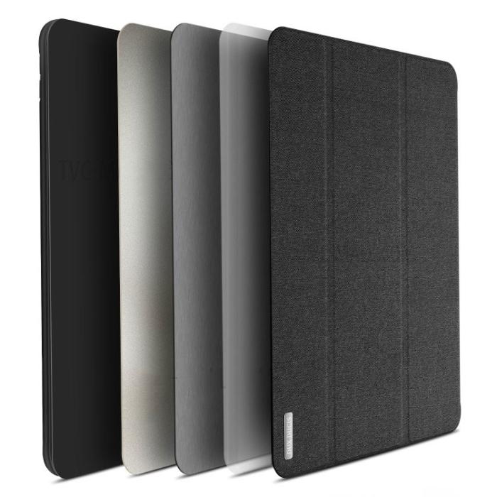 UTGATT1 - Dux Ducis Tri-Fold Läderfodral till iPad 9.7 2018 - Svart