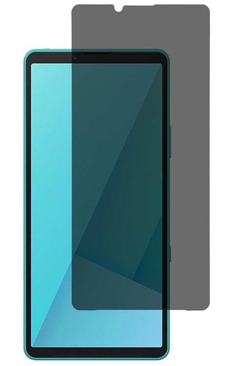 Sony Xperia 10 VII Härdat Glas Skärmskydd Privacy 180 Degree - Svart | 2353 | AlltMobil