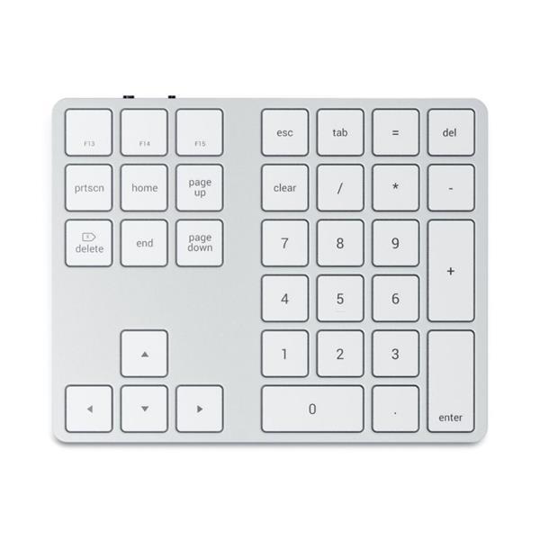 Satechi Trådlösa Utökade Numeriska Tangentbord - Silver | 264 | AlltMobil