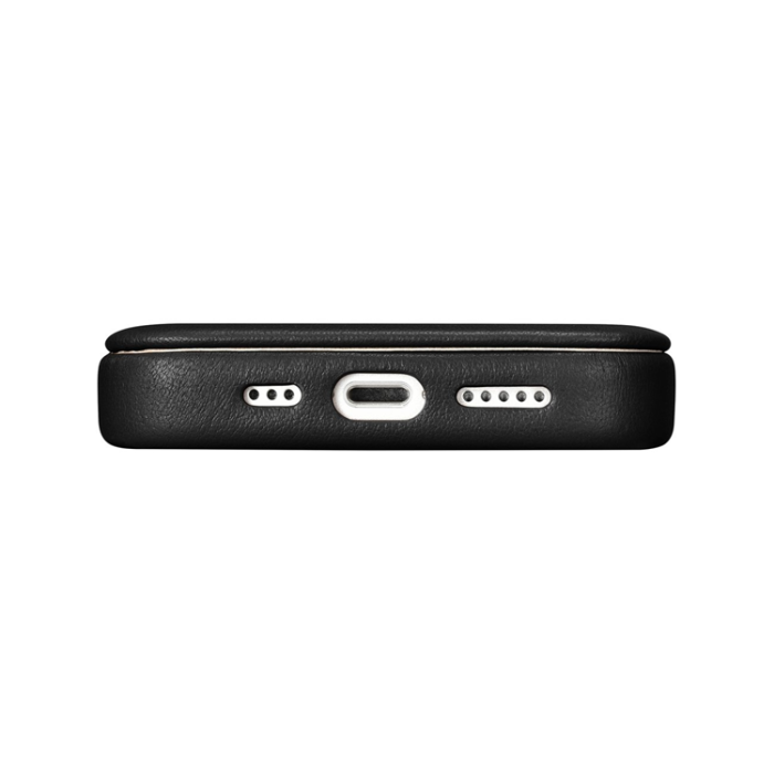 UTGATT - iCarer iPhone 14 Pro Max Plånboksfodral MagSafe CE Äkta Läder