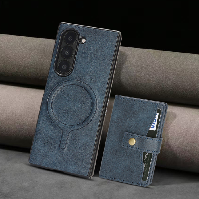 A-One Brand - Galaxy Z Fold 7 Mobilskal MagSafe Detachable Korthållare Kickstand