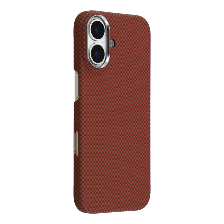 X-LEVEL iPhone 17 Mobilskal MagSafe Carbon Nanofiber - Röd | 2353 | AlltMobil