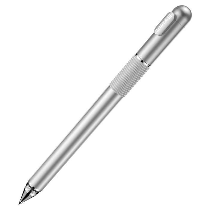 BASEUS - Baseus Golden Cudgel Dubbel Sidig Stylus Penna - Silver