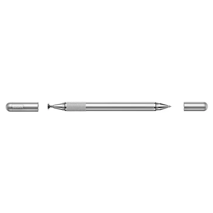 BASEUS - Baseus Golden Cudgel Dubbel Sidig Stylus Penna - Silver