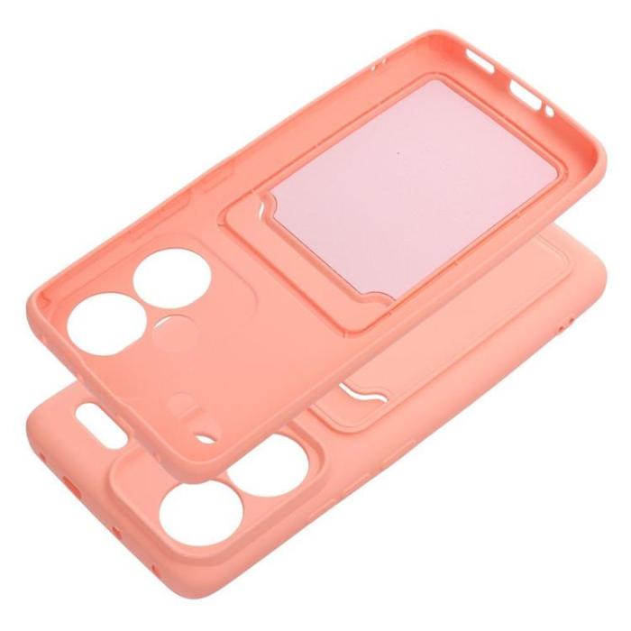 OEM - Xiaomi Redmi 13C/Poco C65 Mobilskal Korthållare - Rosa