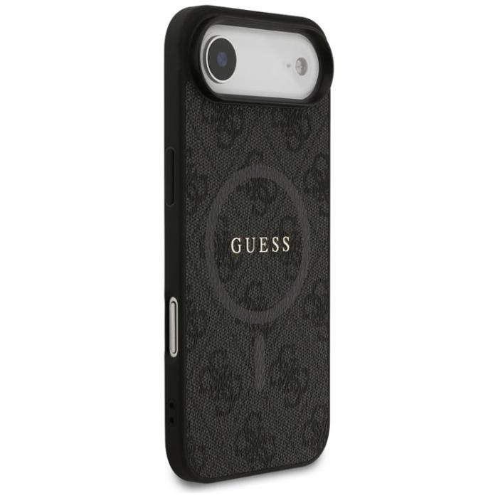 Guess - Guess iPhone 17 Air Mobilskal MagSafe 4G Ring Classic Logo - Svart