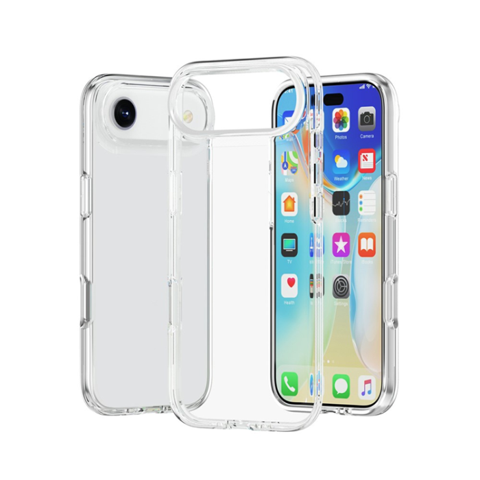 AMORUS - AMORUS iPhone Air Mobilskal Shockproof - Clear Vit