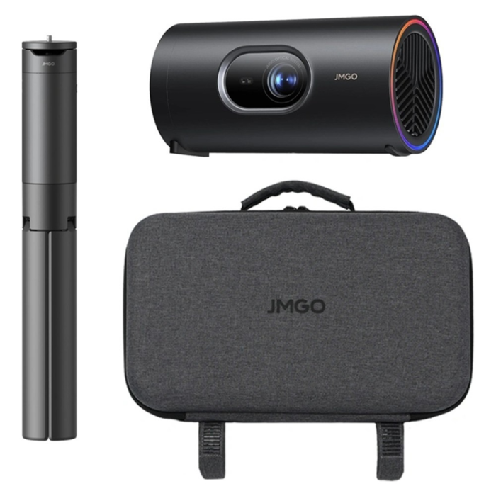 JMGO - JMGO Laserprojektorset PicoPlay Plus gen. 2 med Tripod och Powerbank