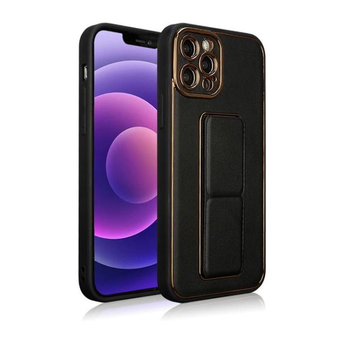 OEM - Galaxy A12 (2020/2021) Mobilskal Kickstand - Svart