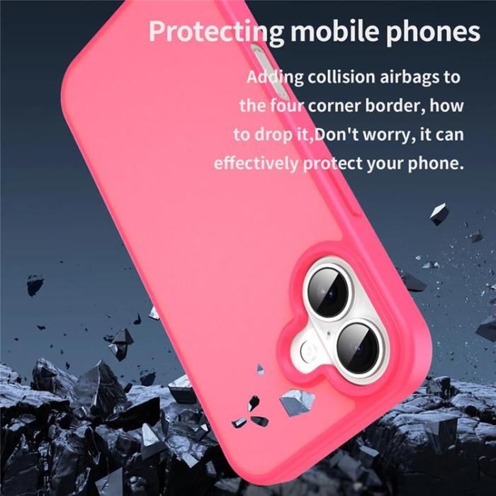 A-One Brand - Mobilskal till iPhone 17 Skin Touch Matte - Rosa