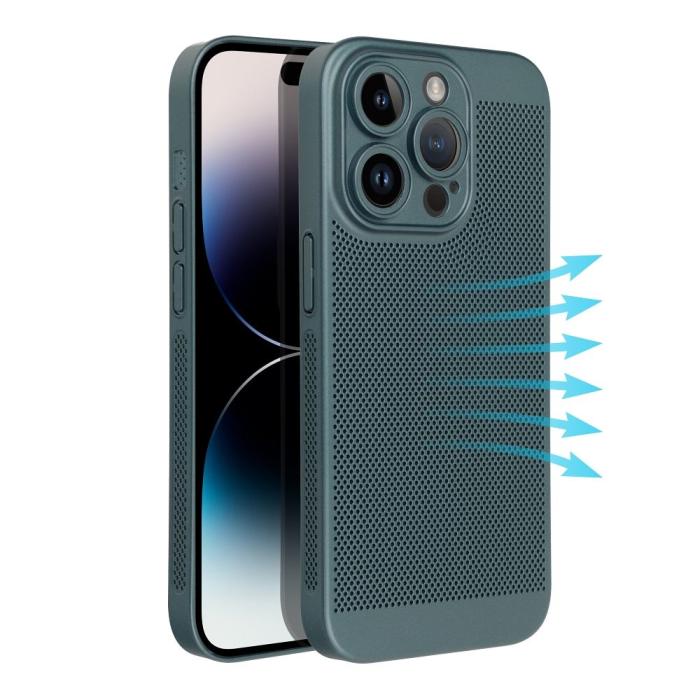 OEM - iPhone 12 Mobilskal Breezy - Grön