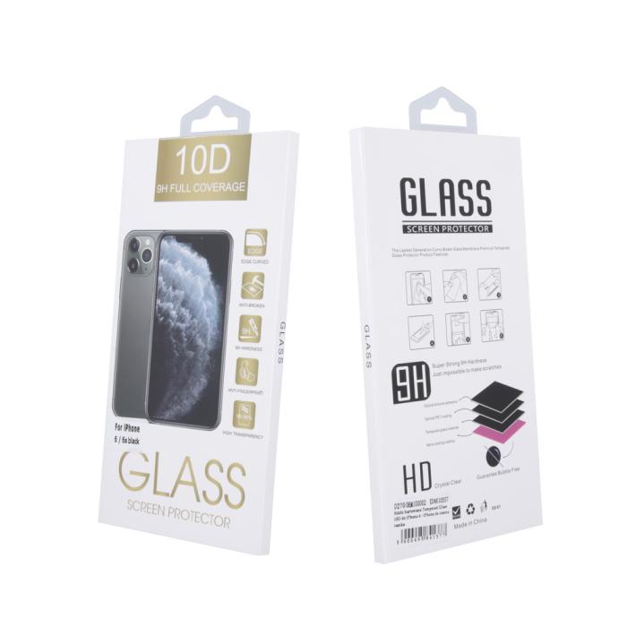 OEM - Skyddsglas med svart ram för iPhone XR / 11