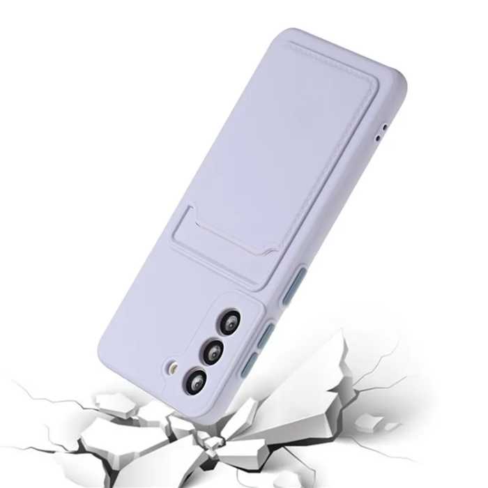 A-One Brand - Galaxy S23 Plus Mobilskal Korthållare TPU - Lila