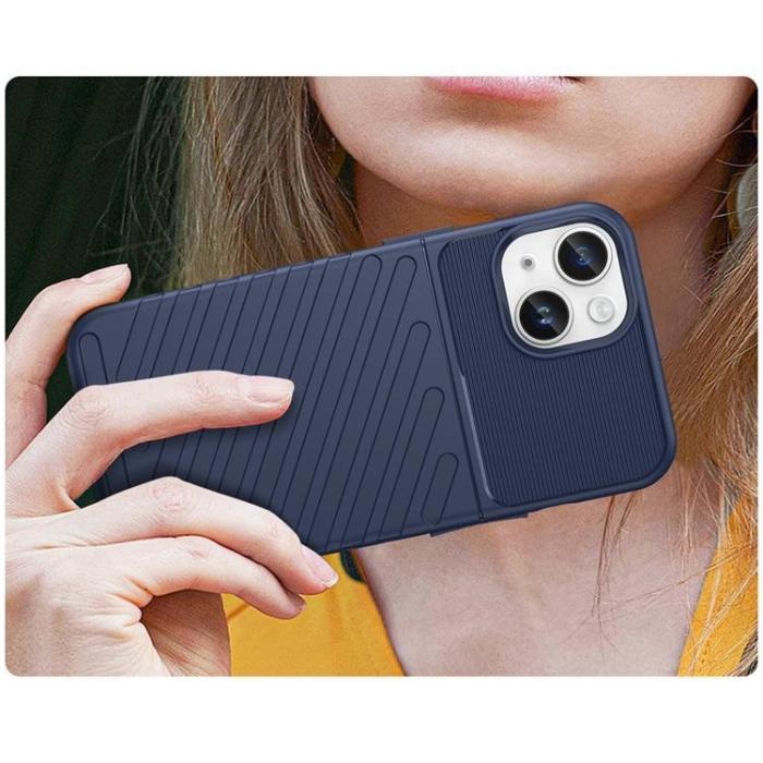 OEM - iPhone 15 Plus Mobilskal Thunder Armored - Blå