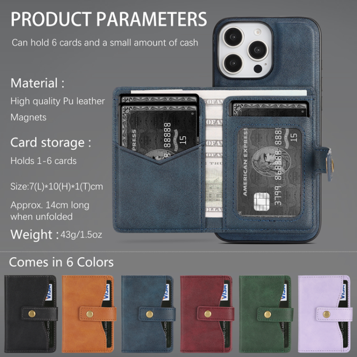 A-One Brand - iPhone 16 Pro Mobilskal MagSafe Detachable Korthållare