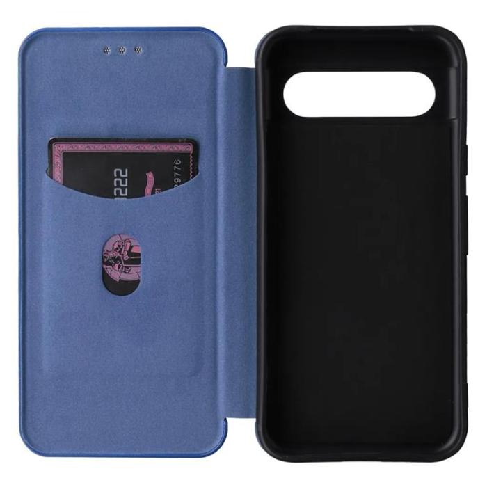 Taltech - Google Pixel 8A Plånboksfodral Ställ - Blå