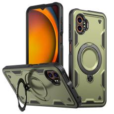 N/A - Mobilskal till Samsung Galaxy XCover7 Pro Plast Milit&auml;rskydd - Olivgr&ouml;n