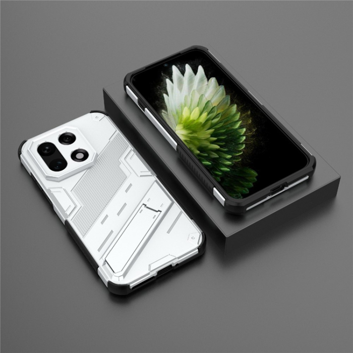 A-One Brand - OnePlus 15 Mobilskal PC + TPU Shockproof Kickstand - Vit