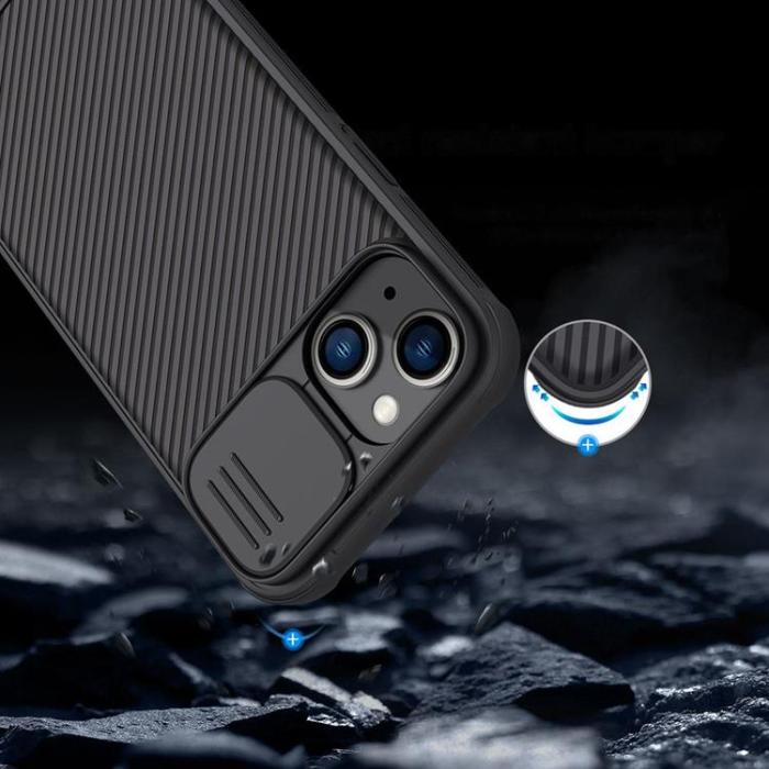 Nillkin - Nillkin iPhone 14 Skal CamShield Pro (PC Och TPU) - Blå