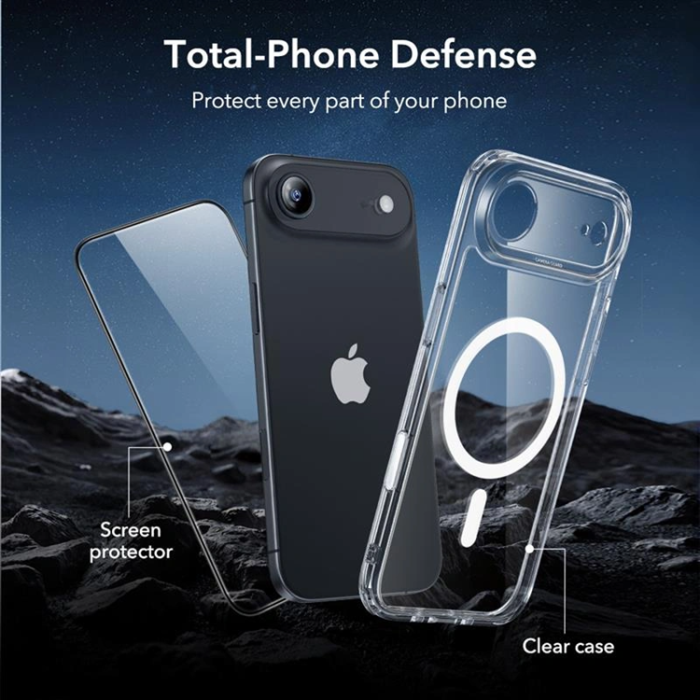 ESR - ESR iPhone 17 Air Mobilskal Magsafe Classic Hybird - Clear