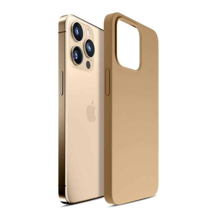 3MK - 3mk iPhone 14 Pro Max Mobilskal Magsafe Hardy - Guld