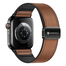 Forcell - Forcell Apple Watch (42/44/45/49) Armband FA21 - Svart