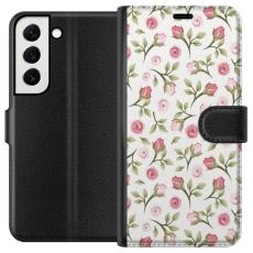 iSecrets - Pl&aring;nboksfodral till Samsung Galaxy S22+ 5G med Blommigt