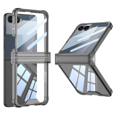 GKK - GKK Galaxy Z Flip 7 Mobilskal med Back Film Airbag Hinge - Svart