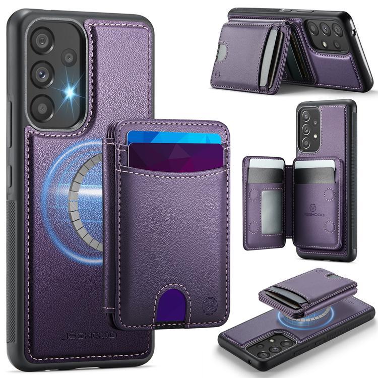 JEEHOOD Samsung Galaxy A53 5G Mobilskal KonstLäder - Lila | 2353 | AlltMobil
