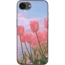 iSecrets - Mobilskal till Apple iPhone 16e med Rosa Tulpaner