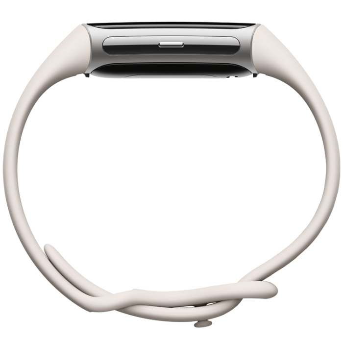 Fitbit - FITBIT Charge 6 Silver Aluminum Case