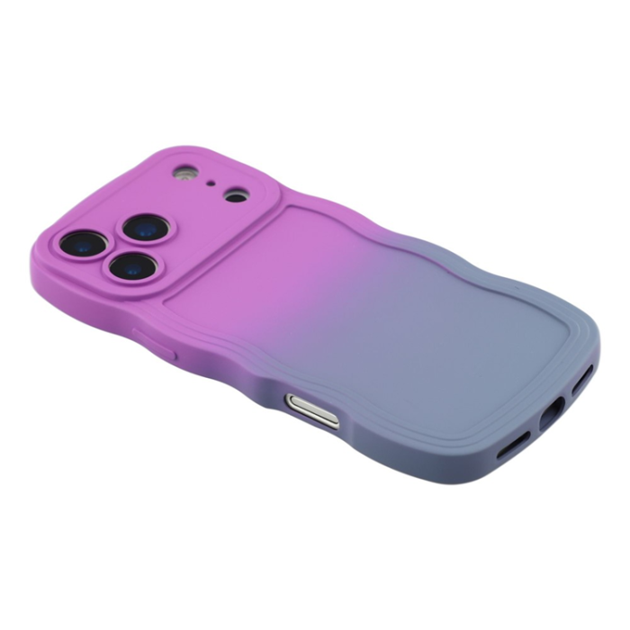A-One Brand - iPhone 17 Pro Mobiskal Gradient Color TPU - Lila + Lavendelgrå