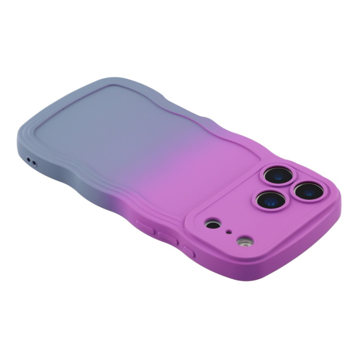 A-One Brand - iPhone 17 Pro Mobiskal Gradient Color TPU - Lila + Lavendelgrå