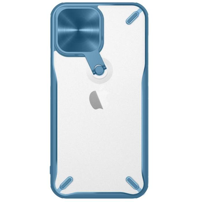 Nillkin - Nillkin Cyclops Foldable Stand Skal iPhone 13 Pro Max - Blå