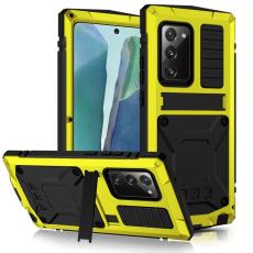 R-JUST - R-JUST Mobilskal till Galaxy Note20 Metall + Silikon + PC Gul