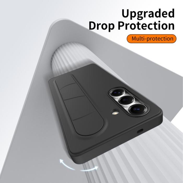 OEM - Mobilskal för Samsung Galaxy S26 Plus Kickstand PC + TPU - Svart