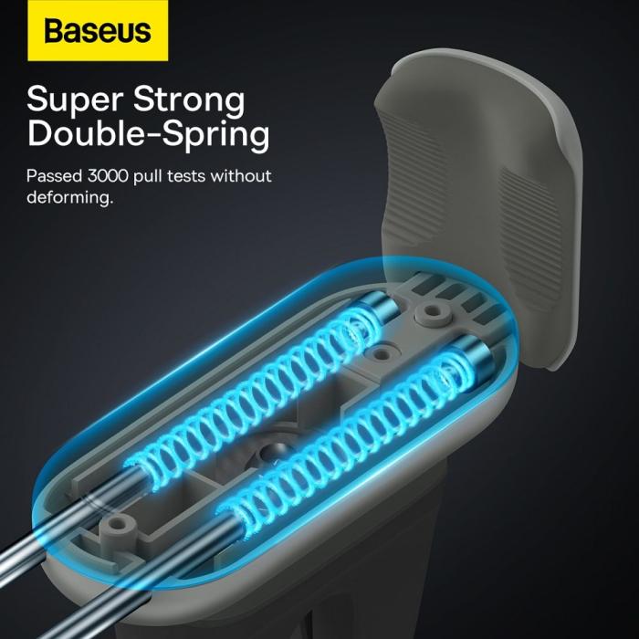 BASEUS - BASEUS bilhållare till luftventil Steel Cannon 2 - Vit