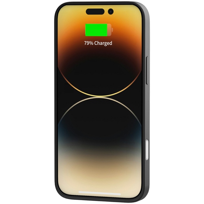 A-One Brand - iPhone 16 Batteriskal Kickstand 5000mAh - Svart