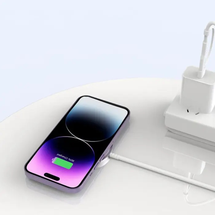 Tech-Protect - Tech-Protect Magsafe Magnetisk Trådlös laddare - Vit