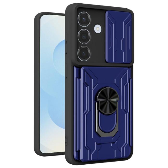 OEM - Mobilskal för Samsung Galaxy S26 PC + TPU Kickstand - Safir