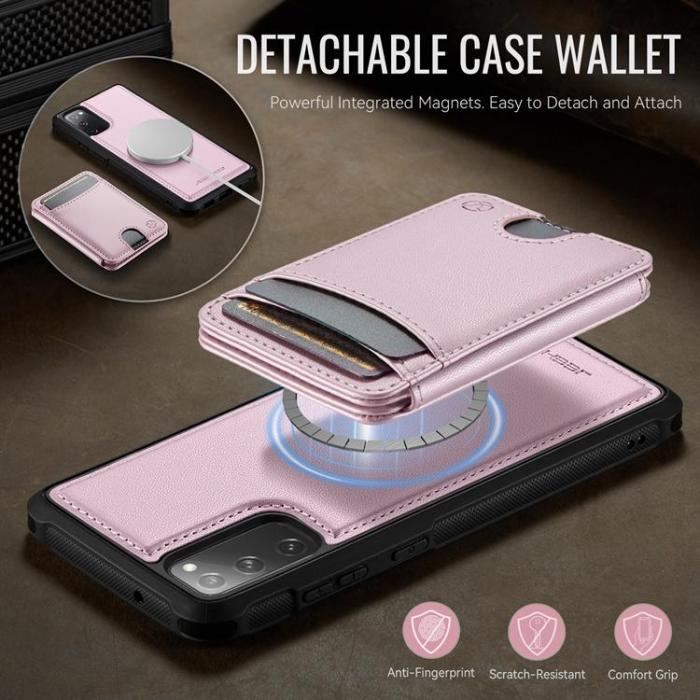 OEM - JEEHOOD Samsung Galaxy S20 FE Fodral Konstläder - Rosa