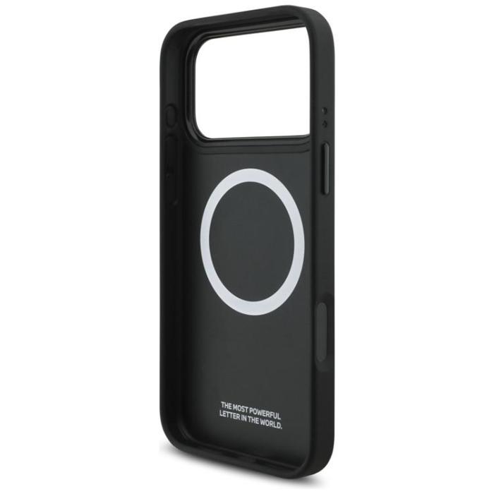 BMW - BMW iPhone 17 Pro Max Mobilskal MagSafe M Perforated Stripe Logo - Blå