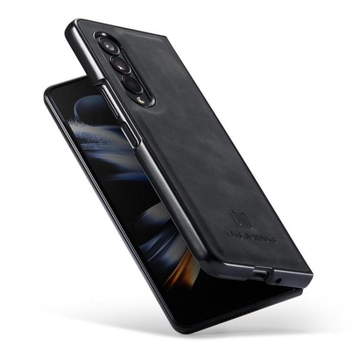 DG.MING - DG.MING Galaxy Z Fold 3 Plånboksfodral M2 Magnetic Kickstand - Svart