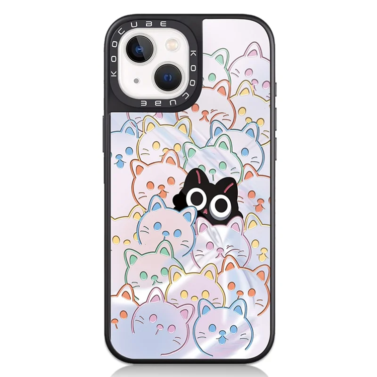 iPhone 15 Mobilskal MagSafe Aluminium Silikon (Style E) | 2353 | AlltMobil