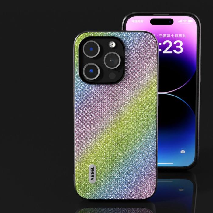 ABEEL - ABEEL Mobilskal till iPhone 14 Pro Max Shockproof PU Läder Flerfärgad