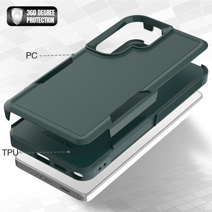 OEM - Mobilskal för Samsung Galaxy S26 Ultra Shockproof PC + TPU - Mörkgrön