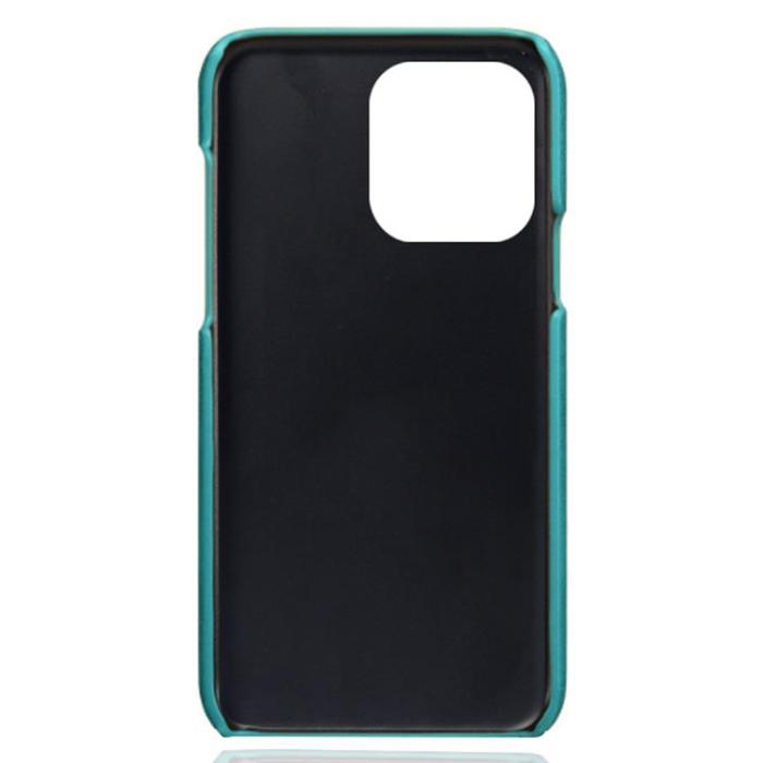OEM - iPhone 14 Pro Max Skal Korthållare PU Läder - Grön